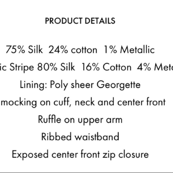 Nwt silk dotted jacket - Picture 5 of 5